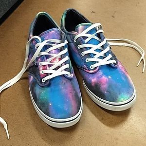 Women's Galaxy Print Vans